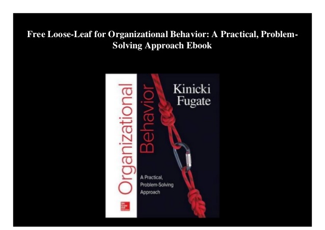 Organizational Behavior: A Practical, Problem-solving Approach Ebook